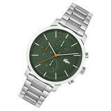 Buy Shop Lacoste Replay Green Dial Silver Steel Strap Watch for Men - 2011178 USA Online