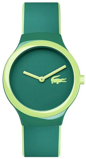 Buy Shop Lacoste The Goa Green Dial Green Silicone Strap Watch for KIds- 2020119 USA Online