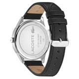 Buy Shop Lacoste Vienna Black Dial Black Leather Strap Watch for Men - 2011047 USA Online