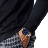 Buy Shop Lacoste Vienna Blue Dial Two Tone Steel Strap Watch for Men - 2011048 USA Online