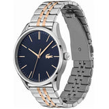 Buy Shop Lacoste Vienna Blue Dial Two Tone Steel Strap Watch for Men - 2011048 USA Online