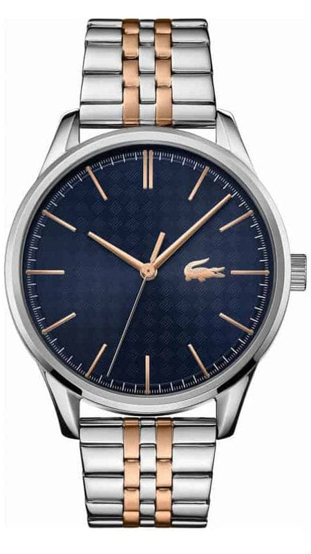 Buy Shop Lacoste Vienna Blue Dial Two Tone Steel Strap Watch for Men - 2011048 USA Online