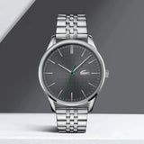 Buy Shop Lacoste Vienna Gray Dial Gray Steel Strap Watch for Men - 2011073T USA Online