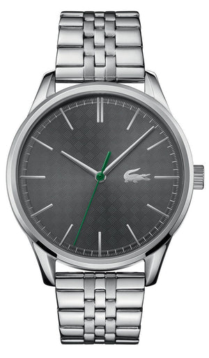 Buy Shop Lacoste Vienna Gray Dial Gray Steel Strap Watch for Men - 2011073T USA Online