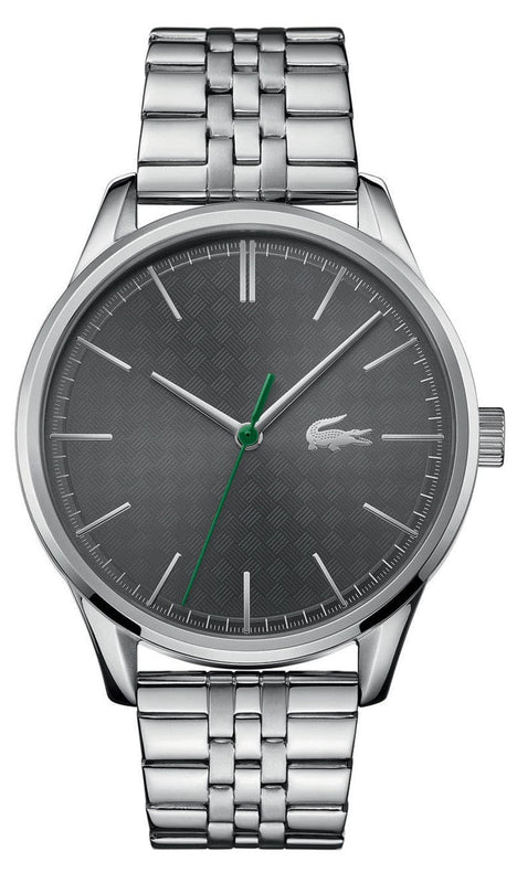 Buy Shop Lacoste Vienna Gray Dial Gray Steel Strap Watch for Men - 2011073T USA Online