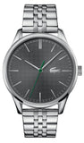 Buy Shop Lacoste Vienna Gray Dial Gray Steel Strap Watch for Men - 2011073T USA Online