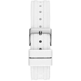 Buy Shop Guess Glitz Pride Limited Edition White Dial White Rubber Strap Watch for Women - GW0407L4 USA Online