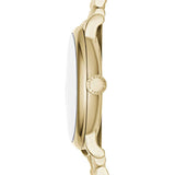 Buy Shop Marc Jacobs Baker Dexter Black Dial Gold Steel Strap Watch for Women - MBM3421 USA Online