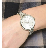 Buy Shop Marc Jacobs Sally Silver Dial Silver Steel Strap Watch for Women - MBM3362 USA Online