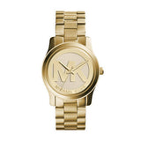 Buy Shop Michael Kors Runway Gold Dial Gold Steel Strap Watch for Women - MK5786 USA Online