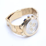 Buy Shop Michael Kors Wyatt Chronograph White Dial Gold Steel Strap Watch For Women - MK5933 USA Online