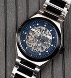 Maserati Triconic Automatic Skeleton Blue Dial  Watch For Men - R8823139001