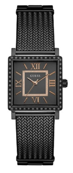 Buy Shop Guess Highline Black Dial Black Mesh Bracelet Watch for Women - W0826L4 USA Online