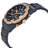 Buy Shop Guess Jolt Analog Blue Dial Blue Steel Strap Watch for Men - W0377G4 USA Online