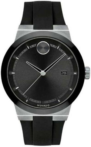 Buy Shop Movado Bold Fusion Black Dial Black Silicone Strap Watch for Men - 3600624 USA Online