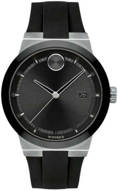 Buy Shop Movado Bold Fusion Black Dial Black Silicone Strap Watch for Men - 3600624 USA Online