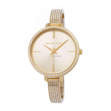 Buy Shop Michael Kors Jaryn Quartz Gold Dial Gold Steel Strap Watch For Women - MK3784 USA Online