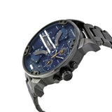 Buy Shop Diesel Big Daddy 2.0 Chronograph Blue Dial Grey Steel Strap Watch For Men - DZ7331 USA Online