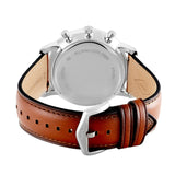 Buy Shop Fossil Neutra Chronograph Blue Dial Brown Leather Strap Watch for Men - FS5453 USA Online