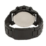 Buy Shop Fossil Nate Chrongraph Ion Plated Black Dial Black Steel Strap Watch for Men - JR1356 USA Online