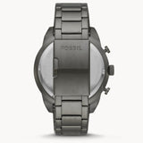 Buy Shop Fossil Bronson Chronograph Blue Dial Grey Steel Strap Watch for Men - FS5711 USA Online