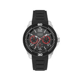 Buy Shop Guess Tread Black Dial Black Rubber Strap Watch for Men - W0967G1 USA Online
