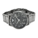 Buy Shop Emporio Armani Luigi Analog Grey Dial Grey Steel Strap Watch For Men - AR11155 USA Online