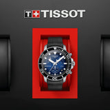 Buy Shop Tissot Seastar 1000 Chronograph Blue Dial Black Rubber Strap Watch For Men - T120.417.17.041.00 USA Online