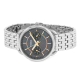 Buy Shop Fossil Tailor Mother of Pearl Black Dial Silver Steel Strap Watch for Women - ES3911 USA Online
