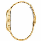 Buy Shop Guess Hendrix Multifunction Black Dial Gold Steel Strap Watch for Men - W1309G2 USA Online