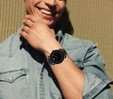 Buy Shop Movado Bold Black Dial Black Steel Strap Watch For Men - 3600047 USA Online