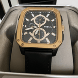 Buy Shop Fossil Multifunction Black Dial Black Leather Strap Watch for Men - BQ2654 USA Online