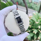 Buy Shop Longines Dolcevita Black Dial Silver Steel Strap Watch for Women - L5.258.4.57.6 USA Online