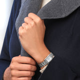 Buy Shop Longines Dolcevita Diamonds Mother of Pearl Dial Silver Steel Strap Watch for Women - L5.258.0.87.6 USA Online
