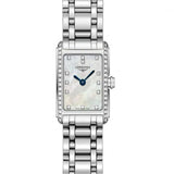 Buy Shop Longines Dolcevita Diamonds Mother of Pearl Dial Silver Steel Strap Watch for Women - L5.258.0.87.6 USA Online
