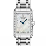 Buy Shop Longines Dolcevita Diamonds Mother of Pearl Dial Silver Steel Strap Watch for Women - L5.258.0.87.6 USA Online