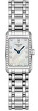 Buy Shop Longines Dolcevita Diamonds Mother of Pearl Dial Silver Steel Strap Watch for Women - L5.258.0.87.6 USA Online
