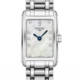 Buy Shop Longines Dolcevita Diamonds Mother of Pearl Dial Silver Steel Strap Watch for Women - L5.258.4.87.6 USA Online