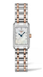 Buy Shop Longines Dolcevita Diamonds Mother of Pearl White Dial Two Tone Steel Strap Watch for Women - L5.258.5.89.7 USA Online