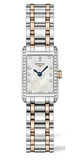 Buy Shop Longines Dolcevita Diamonds Mother of Pearl White Dial Two Tone Steel Strap Watch for Women - L5.258.5.89.7 USA Online