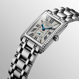 Buy Shop Longines Dolcevita Diamonds Silver Dial Silver Steel Strap Watch for Women - L5.258.0.71.6 USA Online