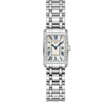 Buy Shop Longines Dolcevita Diamonds Silver Dial Silver Steel Strap Watch for Women - L5.258.0.71.6 USA Online