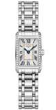 Buy Shop Longines Dolcevita Diamonds Silver Dial Silver Steel Strap Watch for Women - L5.258.0.71.6 USA Online