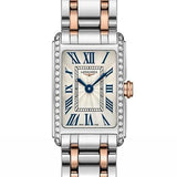 Buy Shop Longines Dolcevita Diamonds White Dial Two Tone Steel Strap Watch for Women - L5.258.5.79.7 USA Online