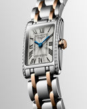 Buy Shop Longines Dolcevita Diamonds White Dial Two Tone Steel Strap Watch for Women - L5.258.5.79.7 USA Online
