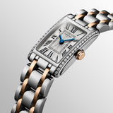 Buy Shop Longines Dolcevita Diamonds White Dial Two Tone Steel Strap Watch for Women - L5.258.5.79.7 USA Online