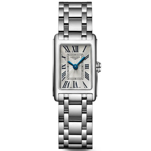 Buy Shop Longines Dolcevita White Dial Silver Steel Strap Watch for Women - L5.258.4.71.6 USA Online