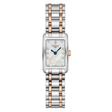 Buy Shop Longines Dolcevita Mother of Pearl Diamond Dial Two Tone Steel Strap Watch for Women - L5.258.5.87.7 USA Online