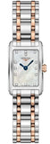 Buy Shop Longines Dolcevita Mother of Pearl Diamond Dial Two Tone Steel Strap Watch for Women - L5.258.5.87.7 USA Online