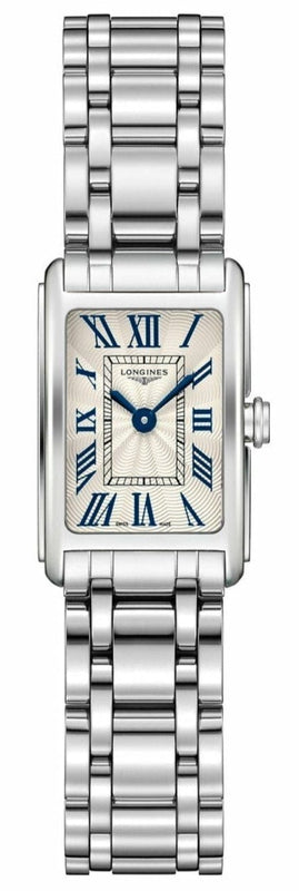 Buy Shop Longines Dolcevita White Dial Silver Steel Strap Watch for Women - L5.258.4.71.6 USA Online